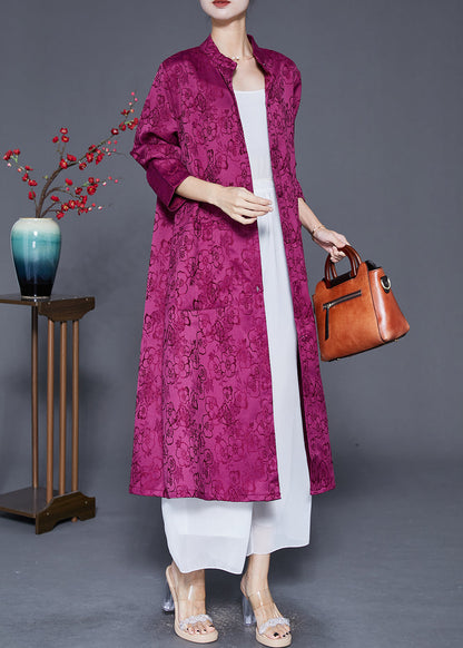 Luvik | Lilaa Surgrand Tulostettu Silkkitakki