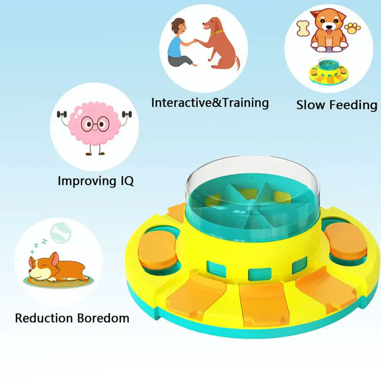PuzzleFeast Pet Feeder - Interaktiv mating spill for kjæledyr Luvikno
