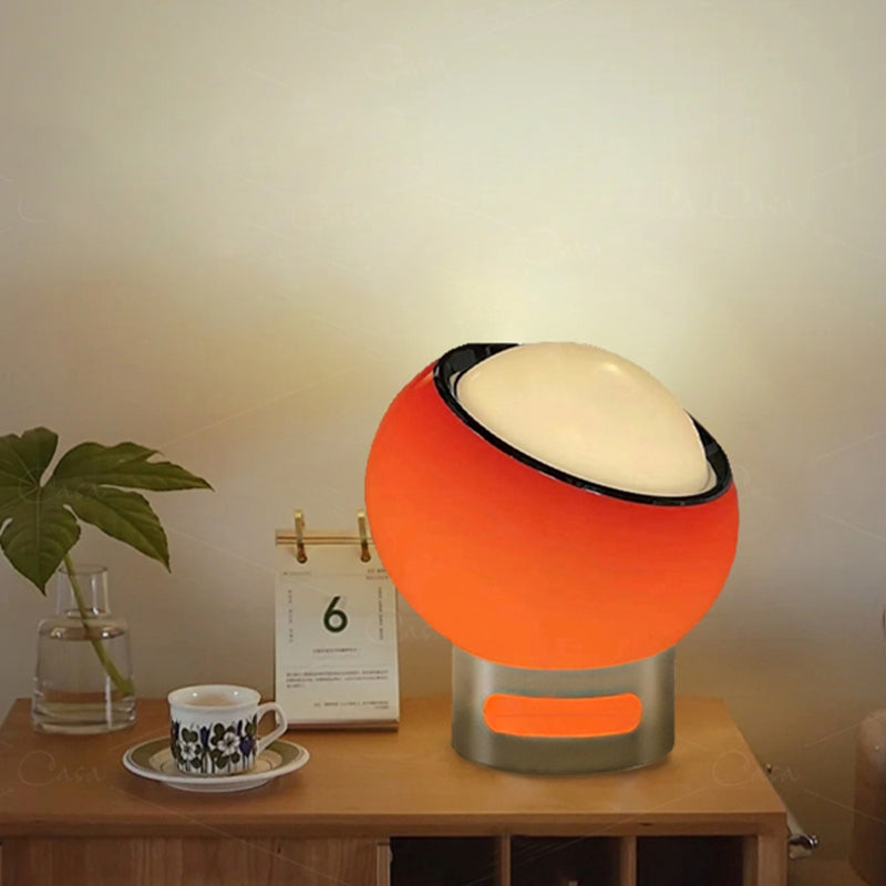 Luvikno | OpalElegance Lampe - Minimalistisk Bordlampe i Bauhaus Stil