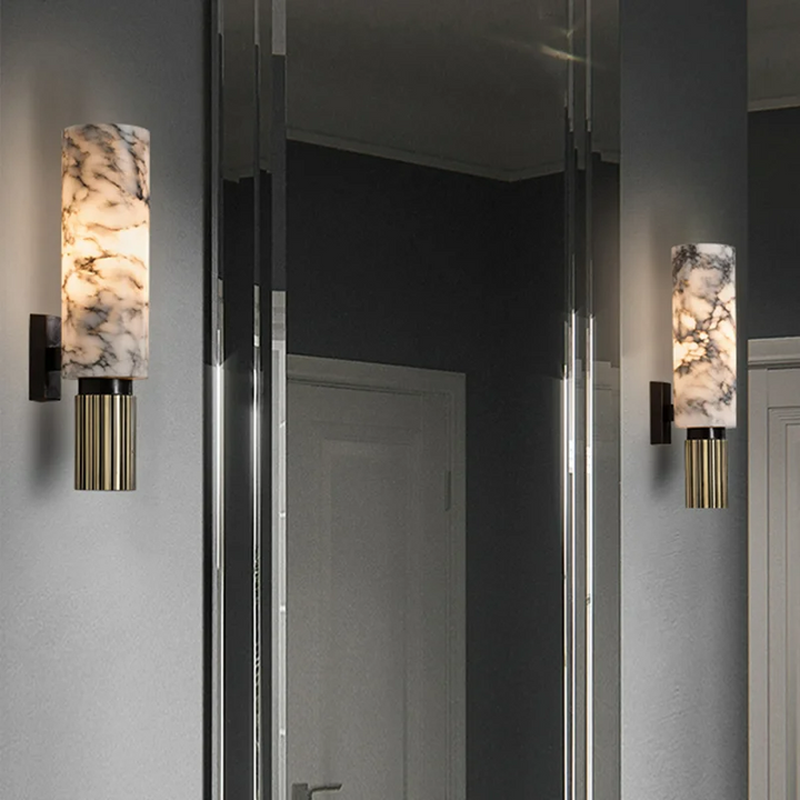Luvikno | Stylish Marmor Vegglampe - For Luksuriøst og Atmosfærisk Interiør