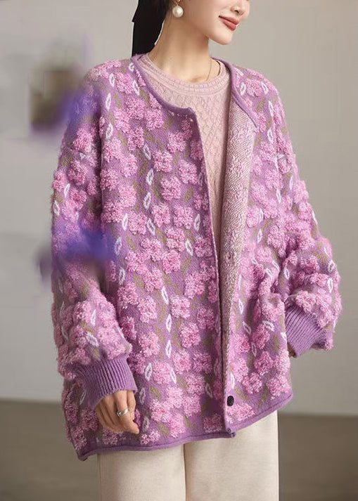 Luvik | Lilas O-knapp Cardigans