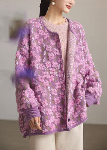 Luvik | Lilas O-knapp Cardigans