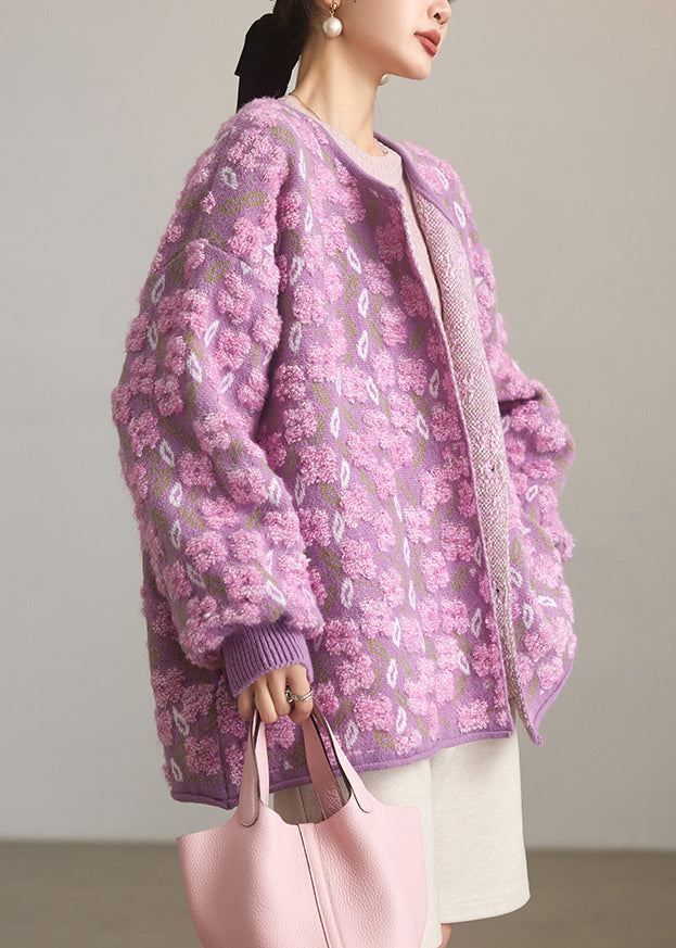 Luvik | Lilas O-knapp Cardigans