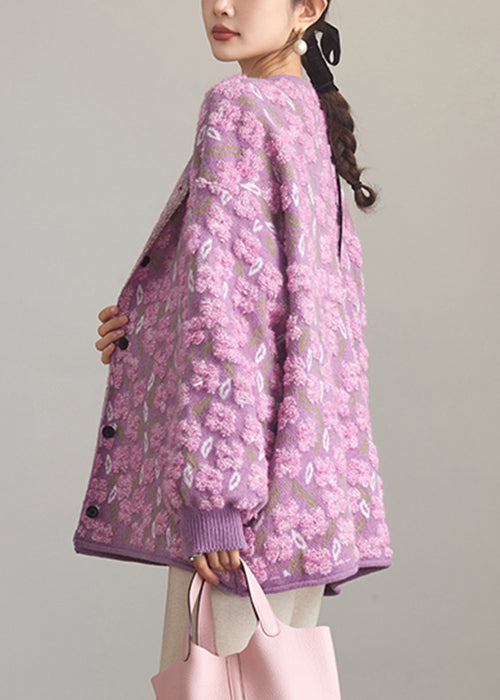 Luvik | Lilas O-knapp Cardigans