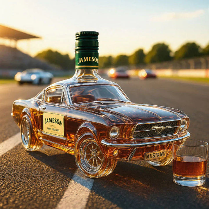 Luvikno | OutlawFlask | Limited Edition Bronco Whiskey Bottle
