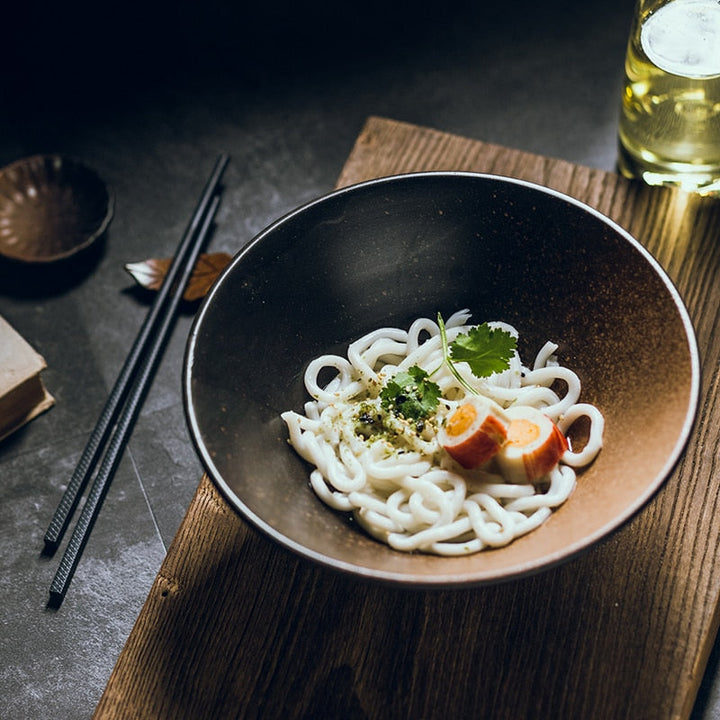 Utsøkt japansk keramisk bollesett for ramen, suppe og ris | Luvikno