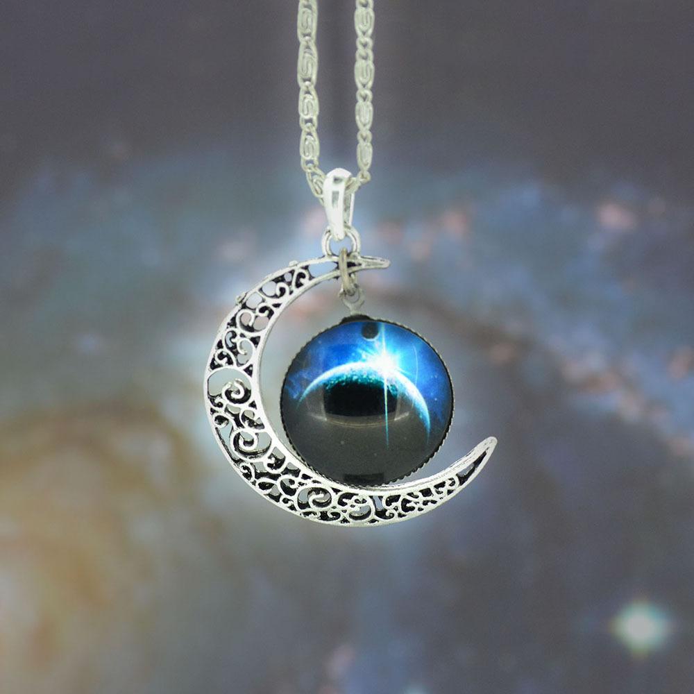 Crescent Galaxy Halskjeder | Luvikno