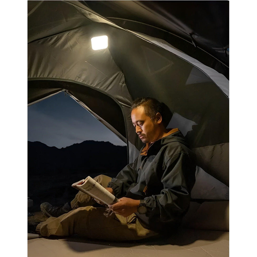 MagnaGlow – Magnetisk oppladbar LED-lampe med rund, kompakt design Luvikno