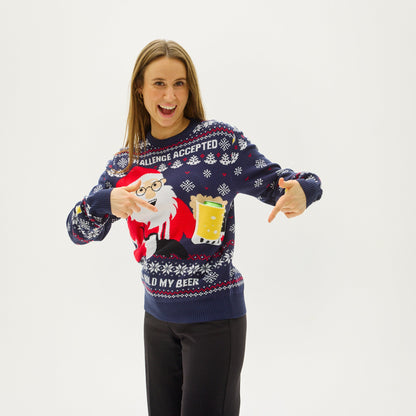 Luvik | Ho Ho Hold My Beer Sweatshirt - Naiset