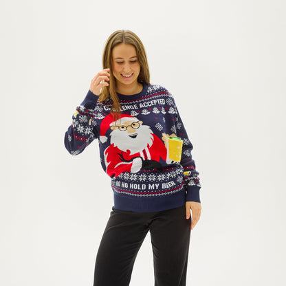 Luvik | Ho Ho Hold My Beer Sweatshirt - Naiset