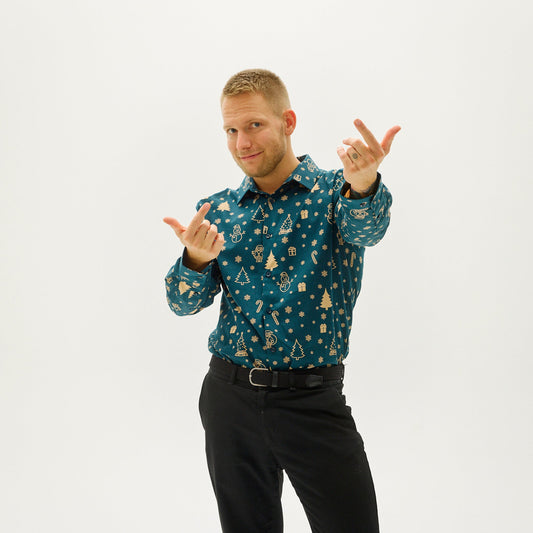 Luvik | Lumiukon joulupaita - Miesten