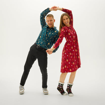 Luvik | Lumiukon joulupaita - Miesten