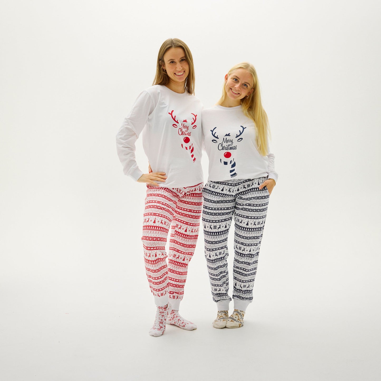 Luvik | Söpö joulupyjama Punainen - Naisille