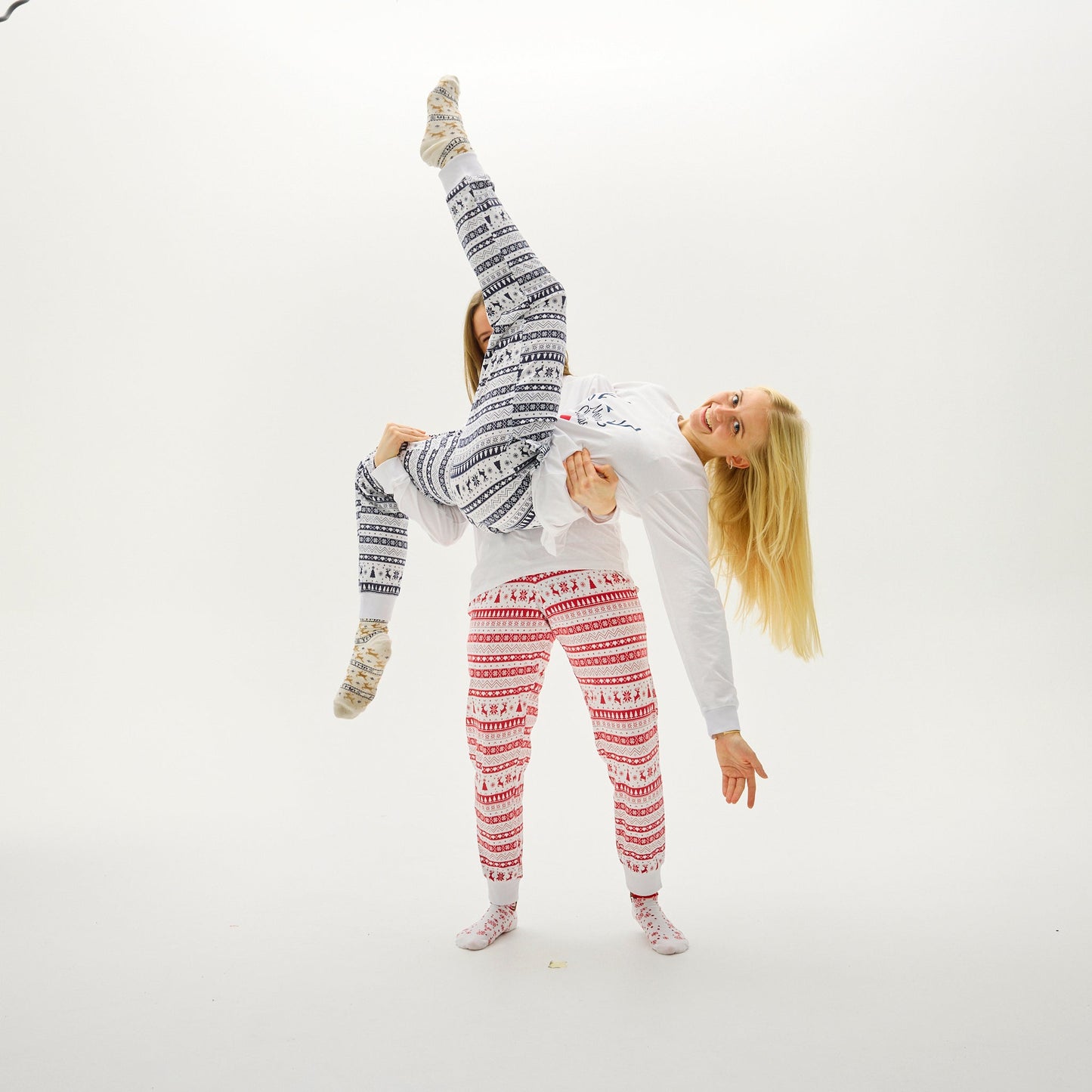 Luvik | Söpö joulupyjama Punainen - Naisille