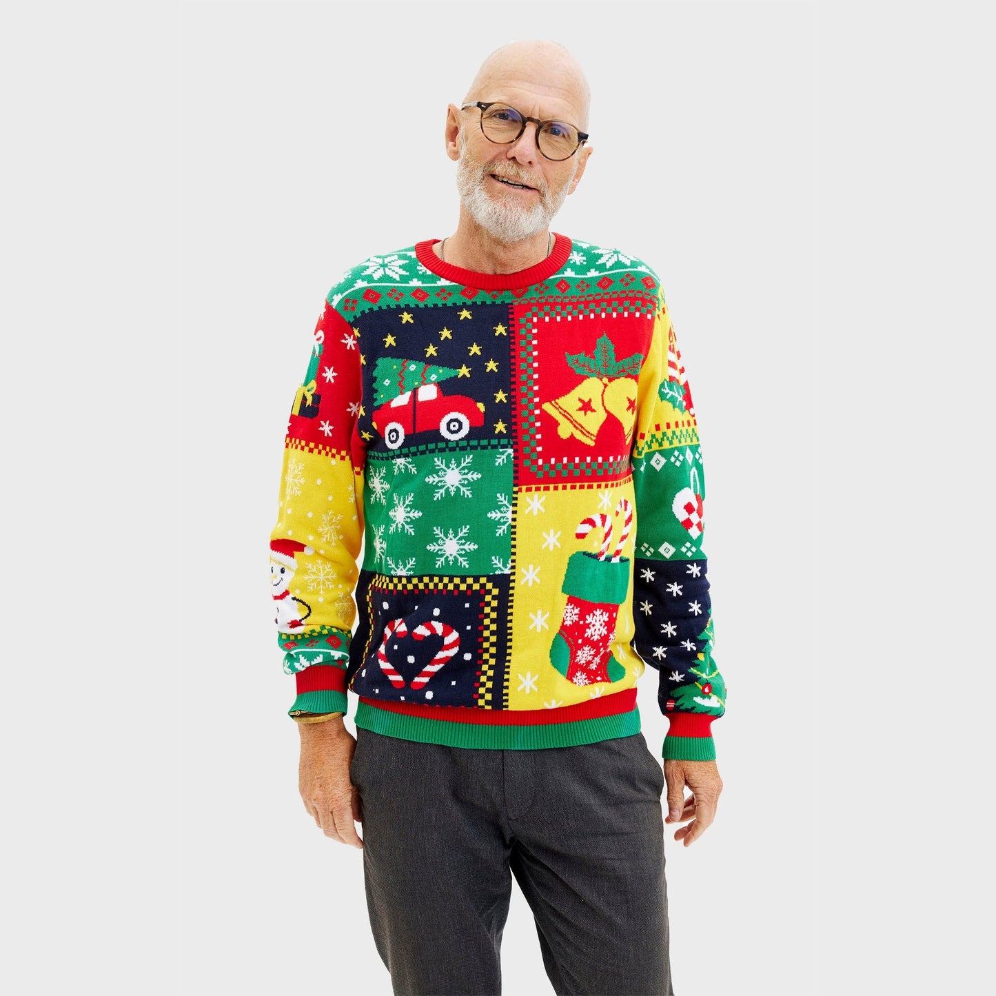 Luvik | Patchwork joulupaita - Miesten