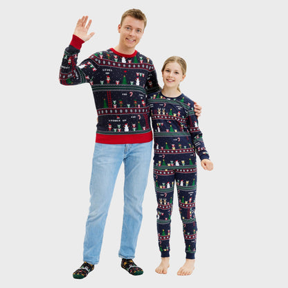 Luvik | Vintage Gamer Joulupaita - Miehet