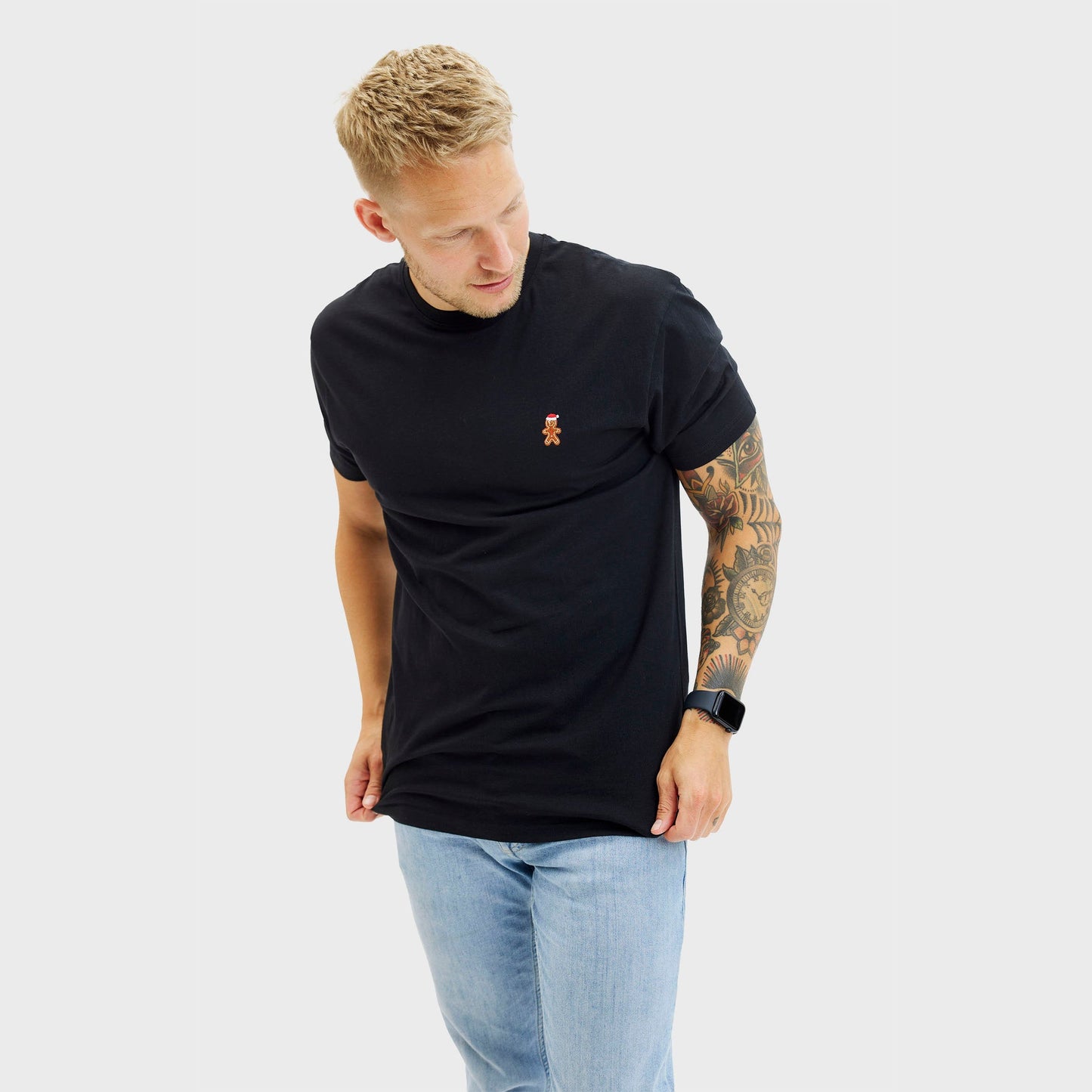 Luvik | Joulukeksipaita musta - Miesten