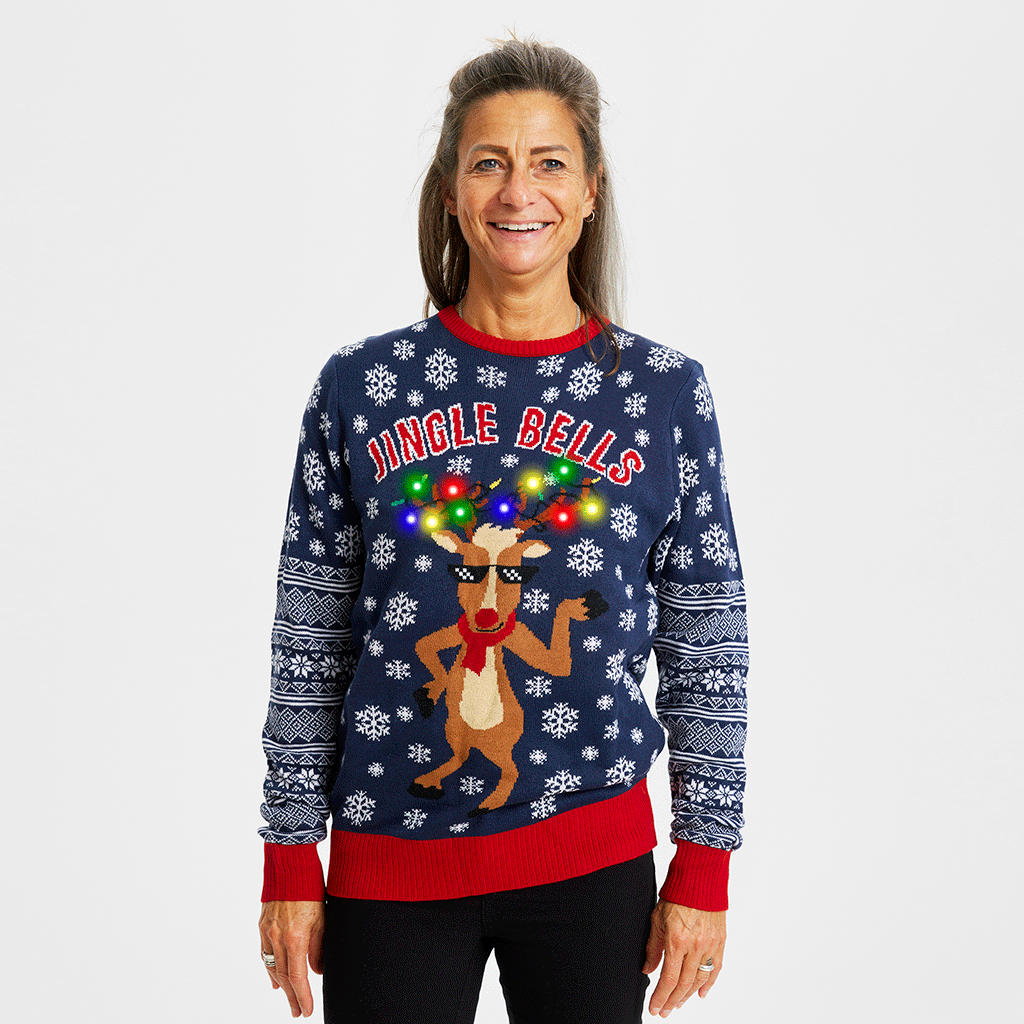 Luvik | Jingle Bells julegenser - Damer