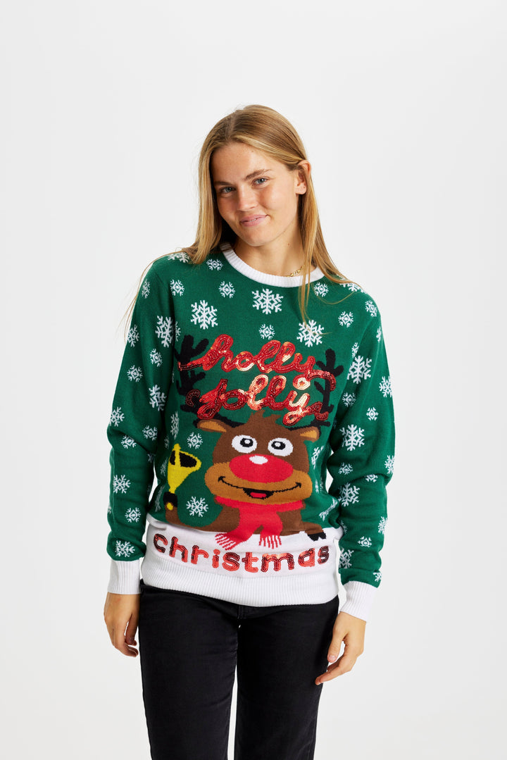 Luvik | Holly Jolly Christmas Julegenser - Damer