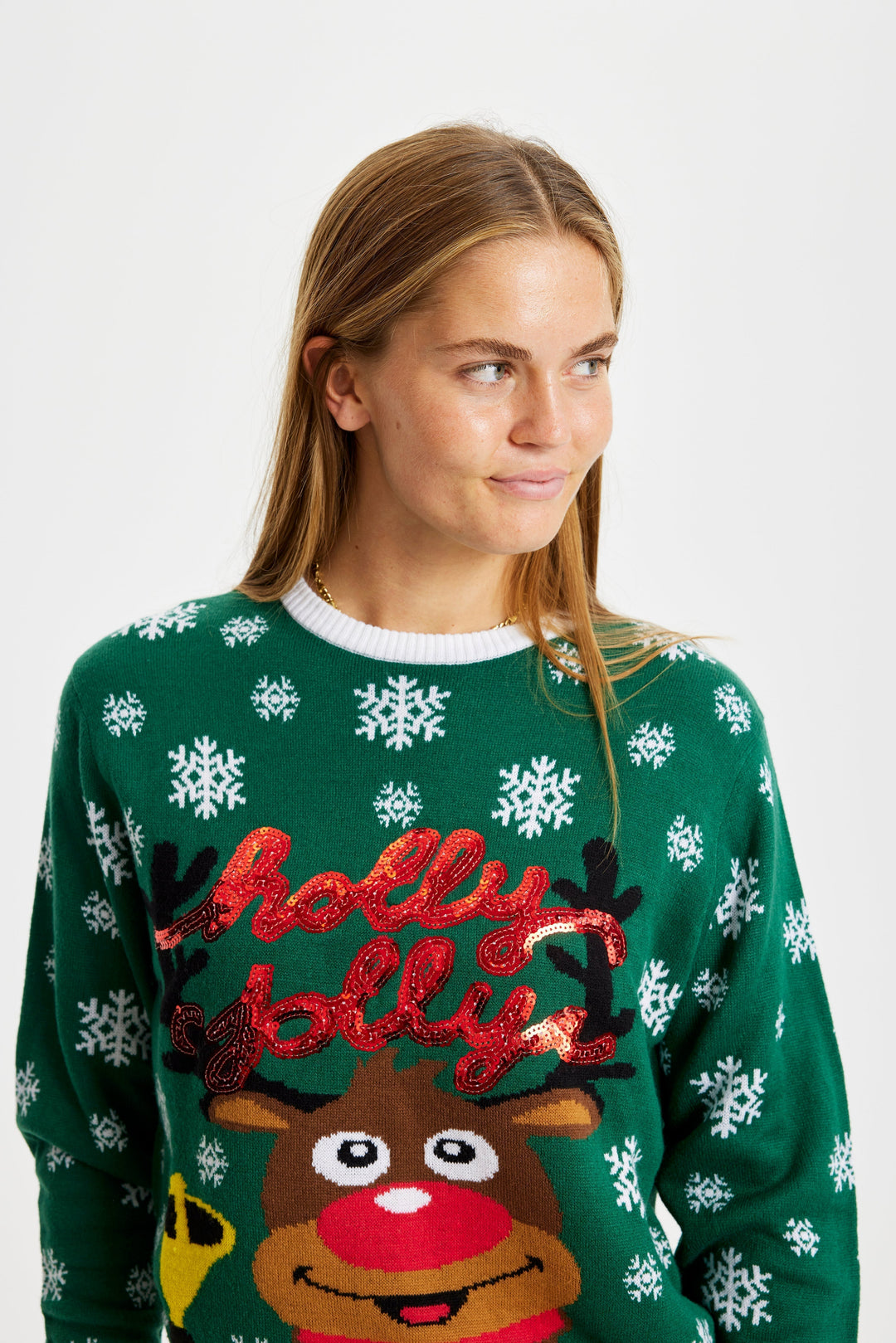 Luvik | Holly Jolly Christmas Julegenser - Damer