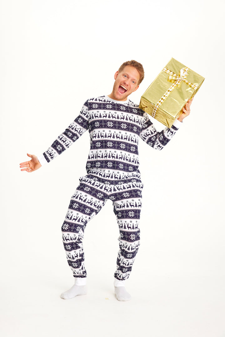 Luvik | Rein julesett Navy - Menn