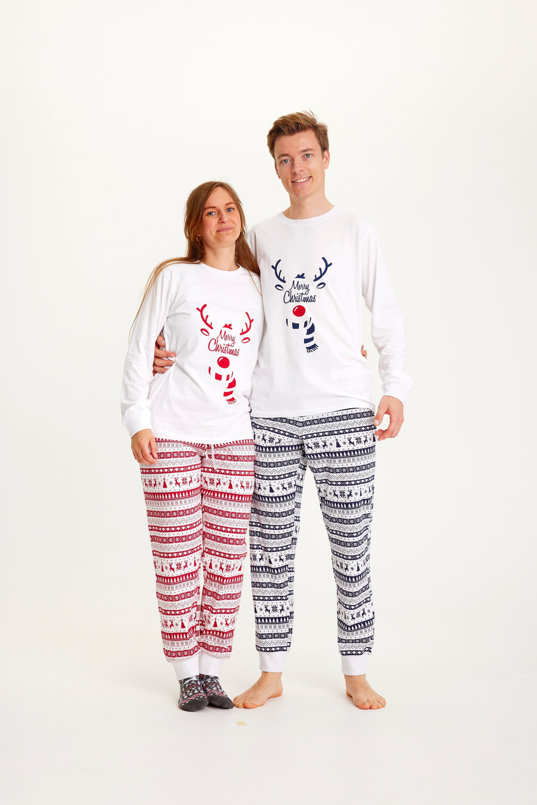 Luvik | Søt julepyjamas Blå - Damer