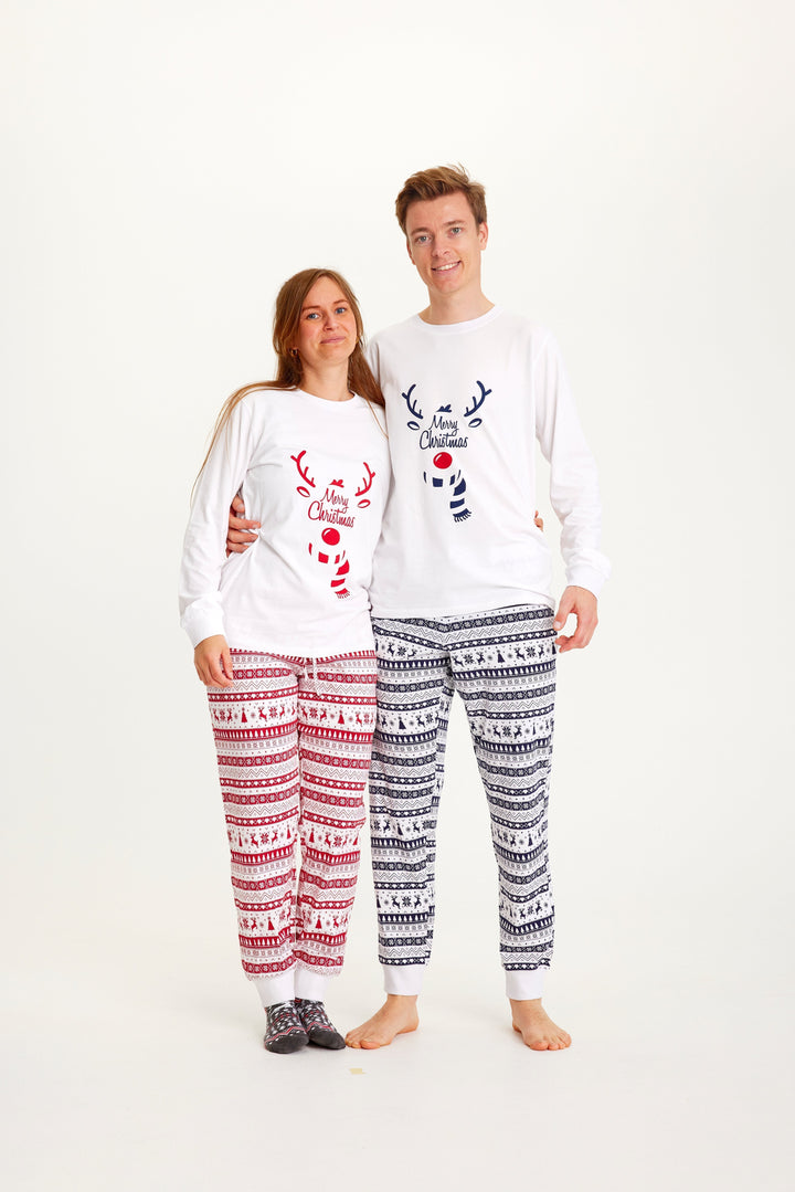 Luvik | Søt julepyjamas Blå - Damer
