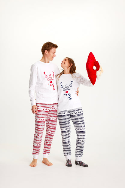 Luvik | Suloinen joulupyjama punainen - Miesten