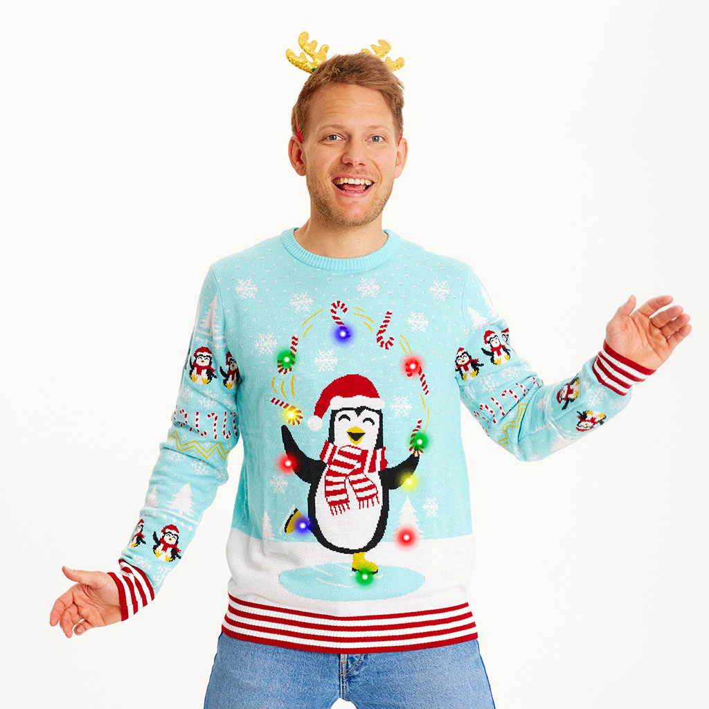 Luvik | Pingos Joulupaita LED - Miehet