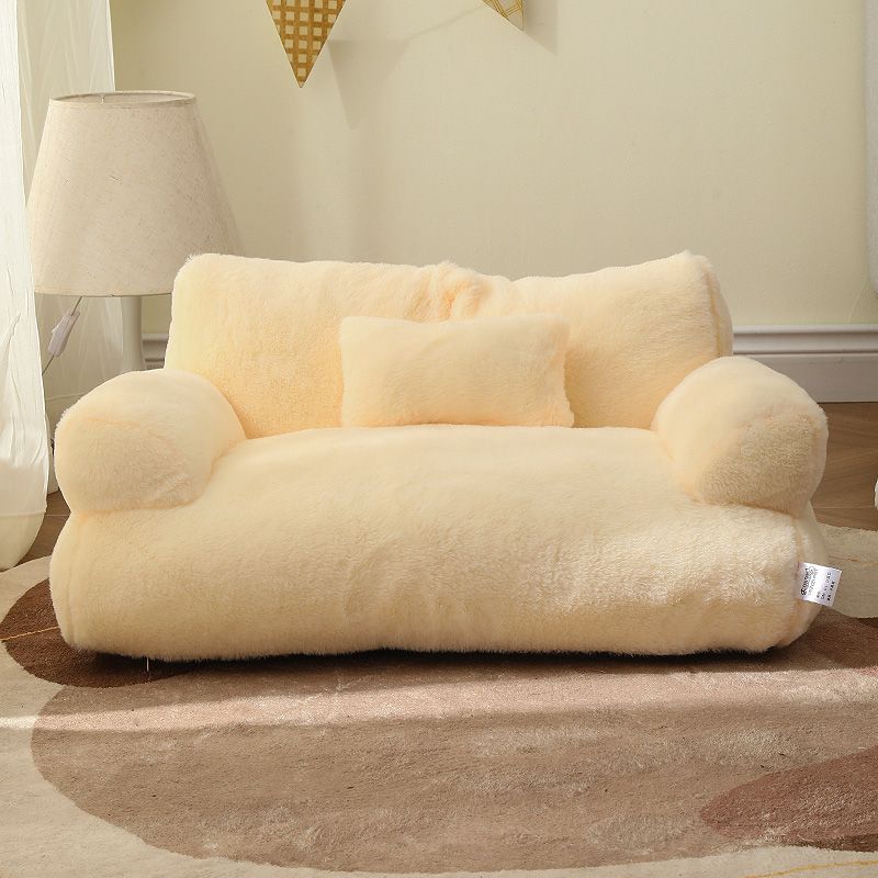 Luvikno | Plush Fleece Dog Sofa for Ultimate Comfort – Spacious and Machine Washable Cat Sofa