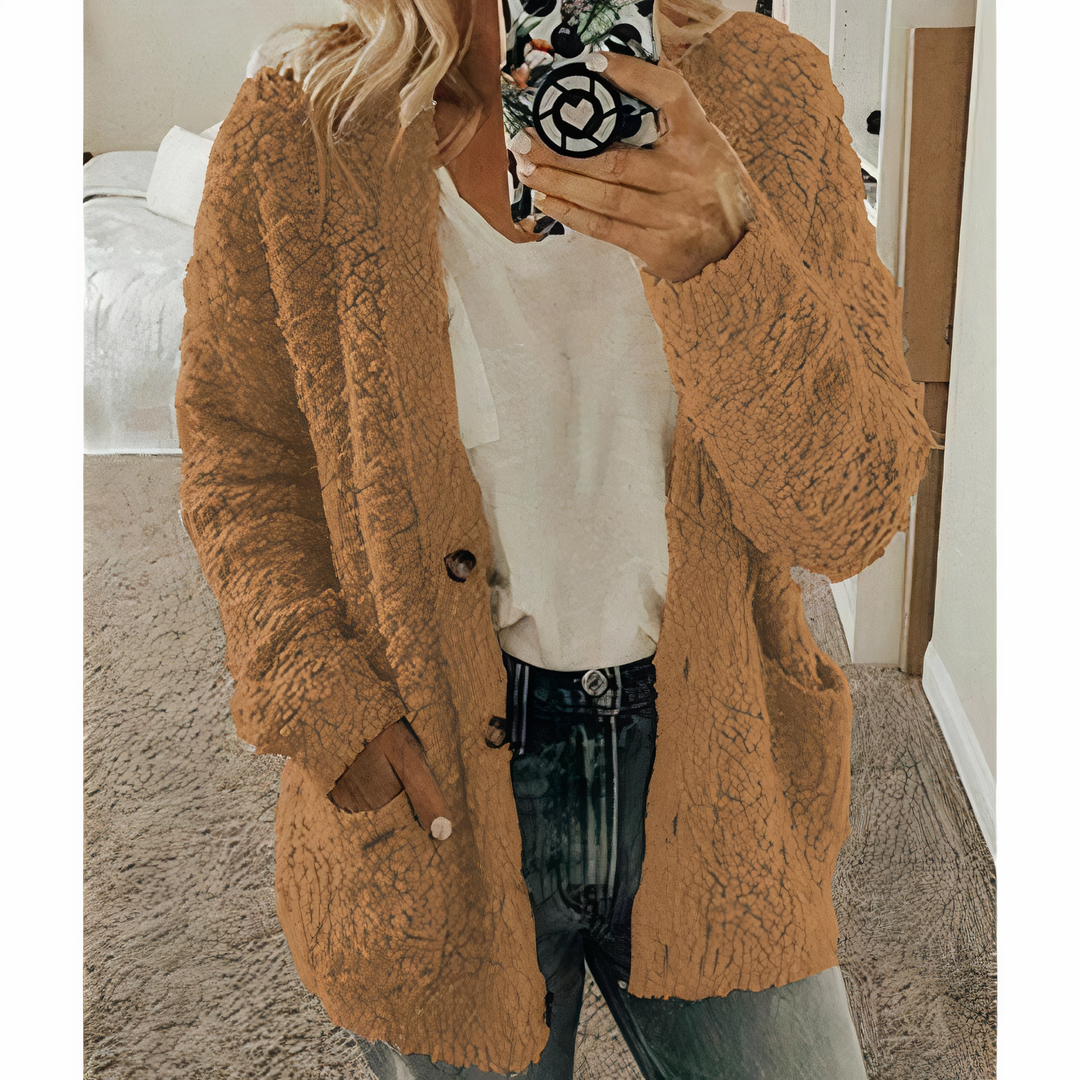 Luvik | Strikkefleece jakke