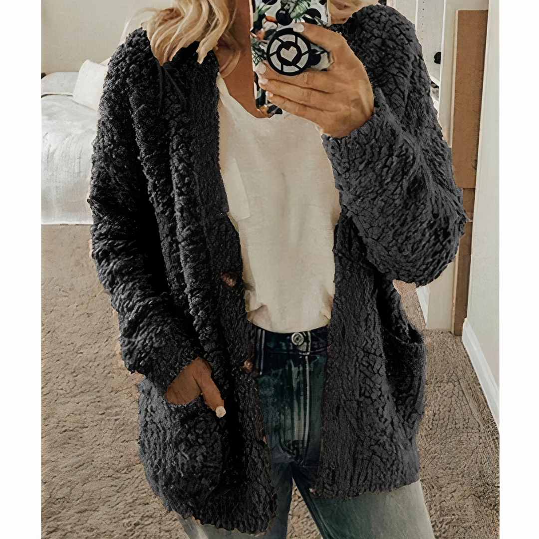 Luvik | Strikkefleece jakke