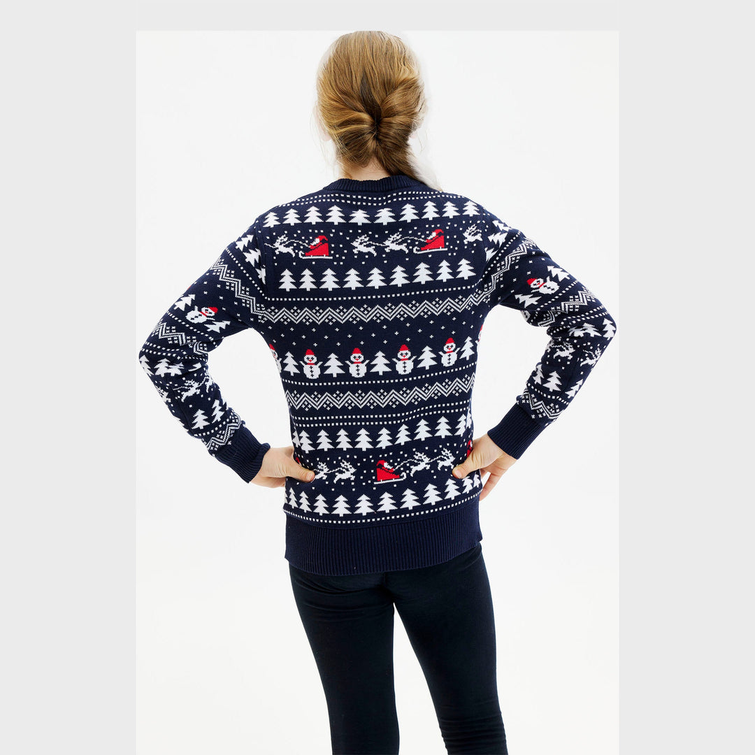 Luvik | Stilig juleskjorte Navy - Barn