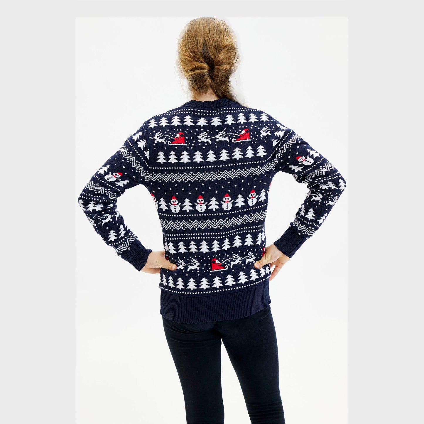 Luvik | Tyylikäs joulupaita Navy - Lapset