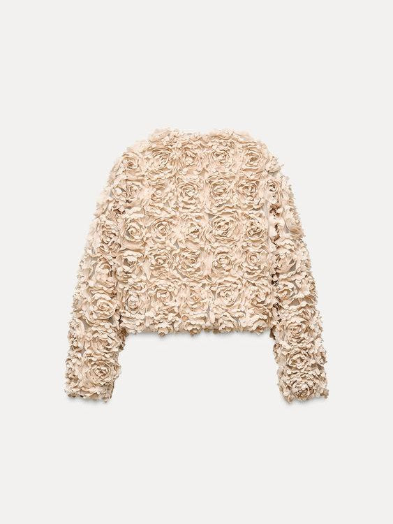 Luvik | Teksturoitu lyhyt takki pitkillä hihoilla