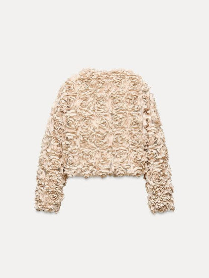 Luvik | Teksturoitu lyhyt takki pitkillä hihoilla