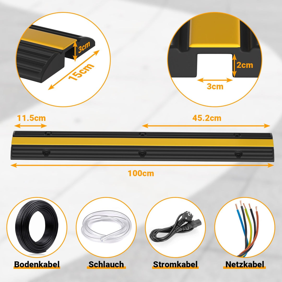 Kabelbro hageslangebro 1m 4 stk | Luvikno