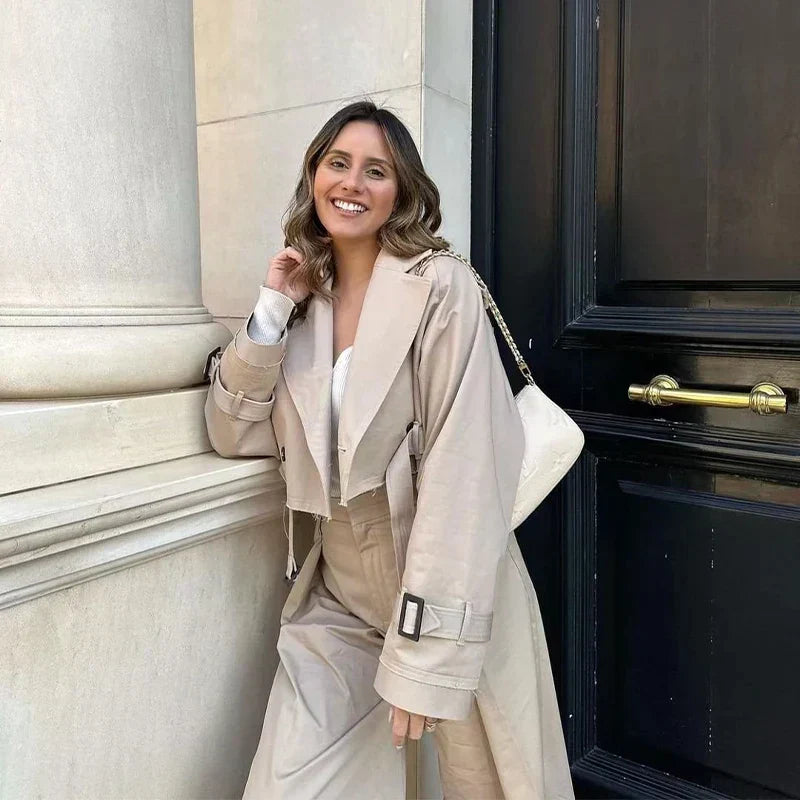 Luvik | Kort trenchcoat
