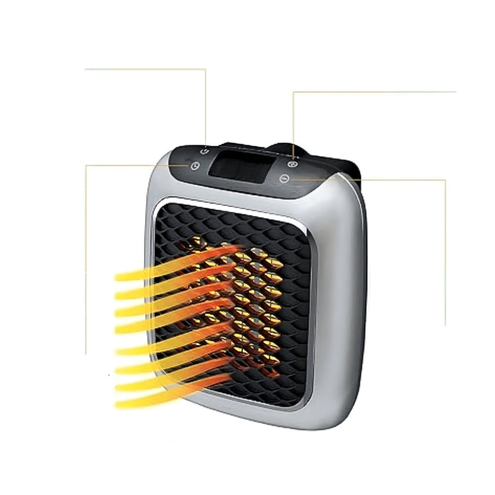 Luvikno | WarmiWall Keramisk Veggvarme – Energisparende Mini-radiator med Termostat