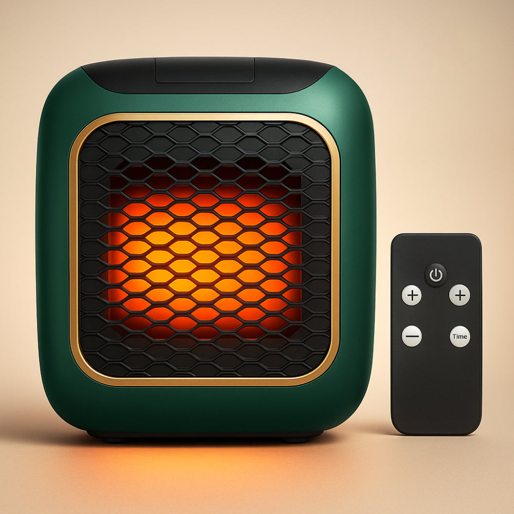 Luvikno | WarmiWall Keramisk Veggvarme – Energisparende Mini-radiator med Termostat