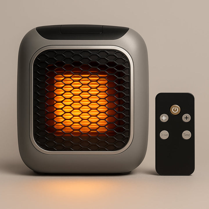 Luvikno | WarmiWall Keramisk Veggvarme – Energisparende Mini-radiator med Termostat