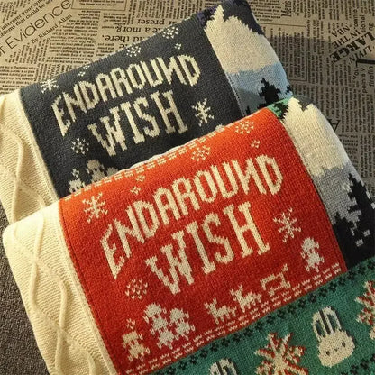 Luvik | Festivaalijoulu-shirt pitkät hihat - lämmin & tyylikäs pusero miehille ja naisille