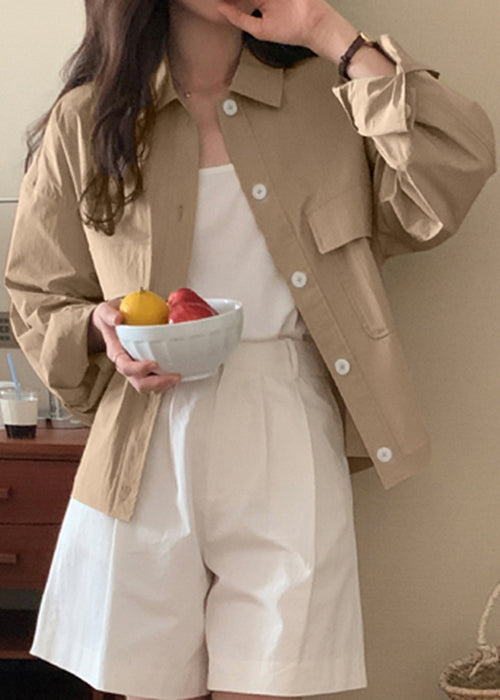 Luvik | Napit Taskut Puuvilla Takit Peter Pan Kaulus