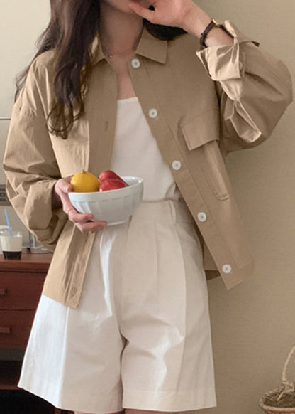 Luvik | Napit Taskut Puuvilla Takit Peter Pan Kaulus