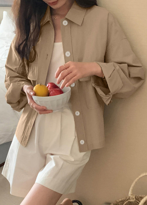 Luvik | Napit Taskut Puuvilla Takit Peter Pan Kaulus