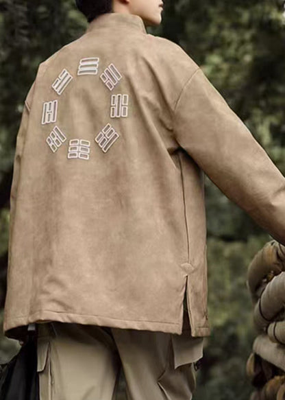 Luvik | Nahkasuojapussit miesten korkeakauluksiset talvitakit