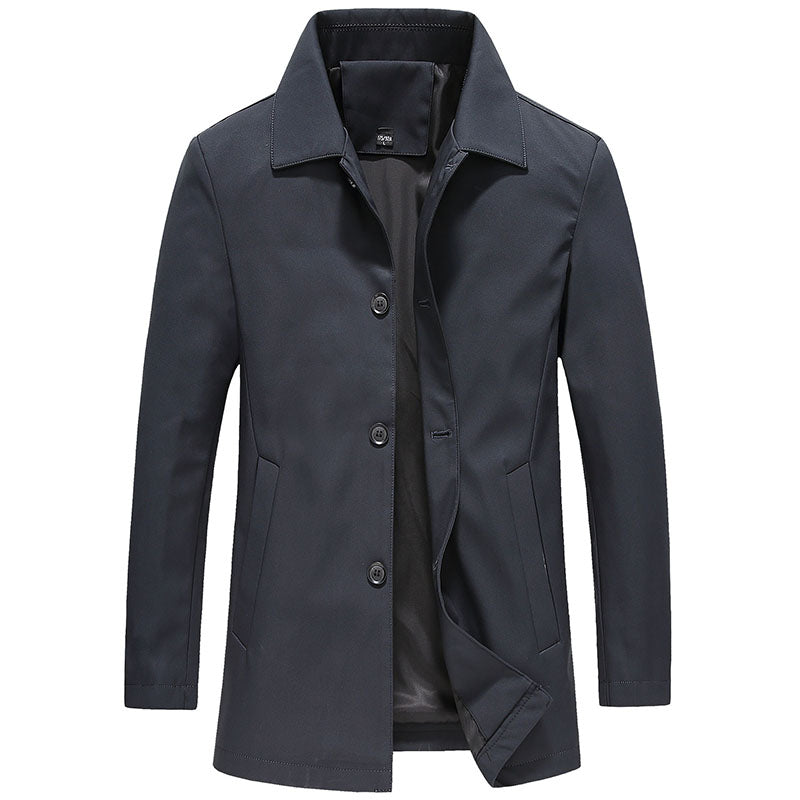 Luvik | Tyylikäs miesten trenchcoat nappeilla