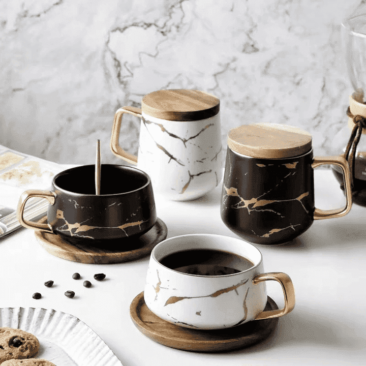 Kintsugi Nordic Keramisk Høy Kopp | Luvikno