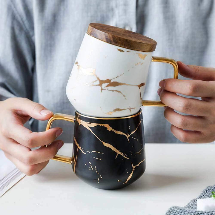 Kintsugi Nordic Keramisk Høy Kopp | Luvikno