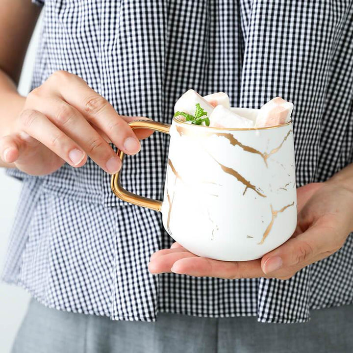 Kintsugi Nordic Keramisk Høy Kopp | Luvikno
